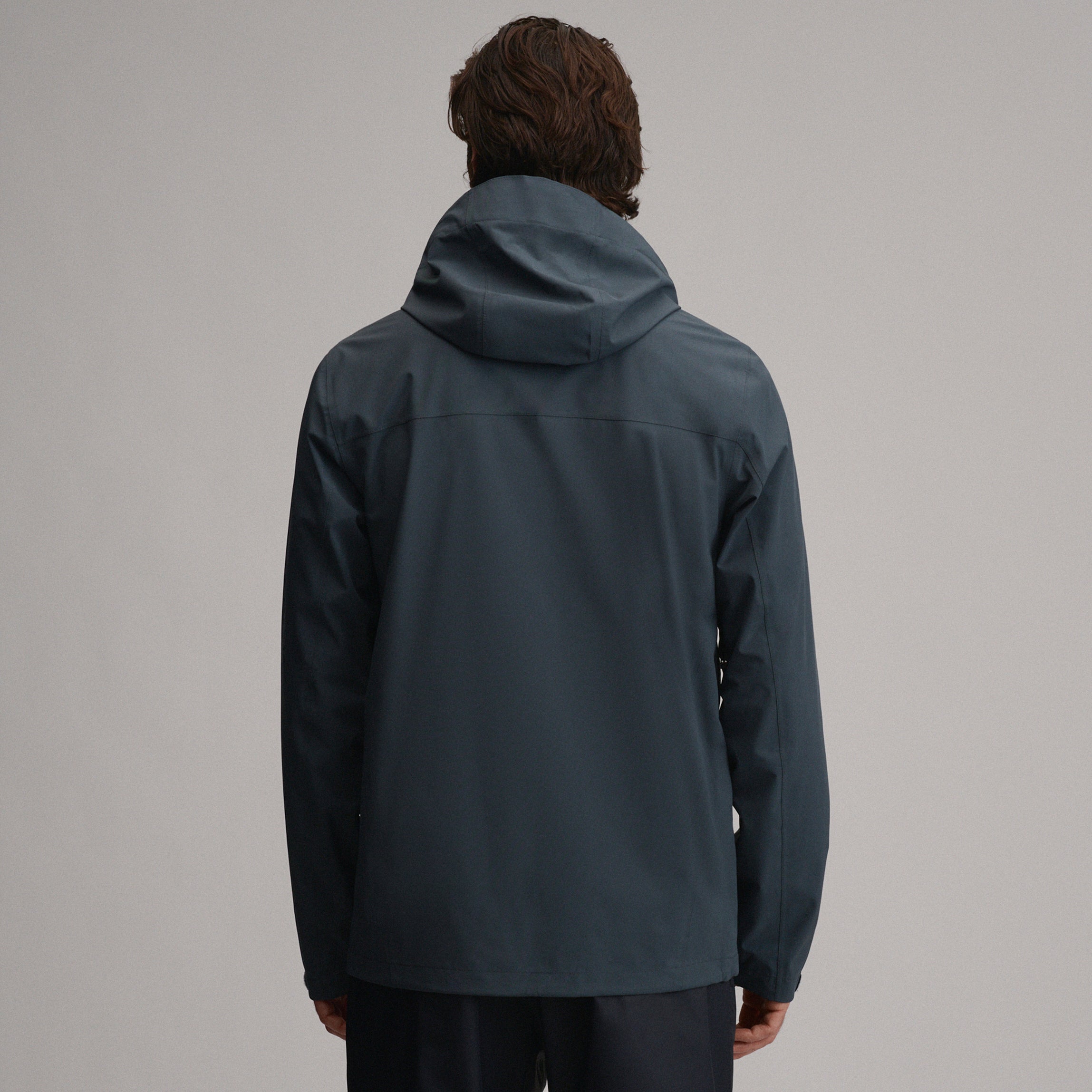 Men's Cloud Cap Waterproof Stretch Hooded Rain Jacket