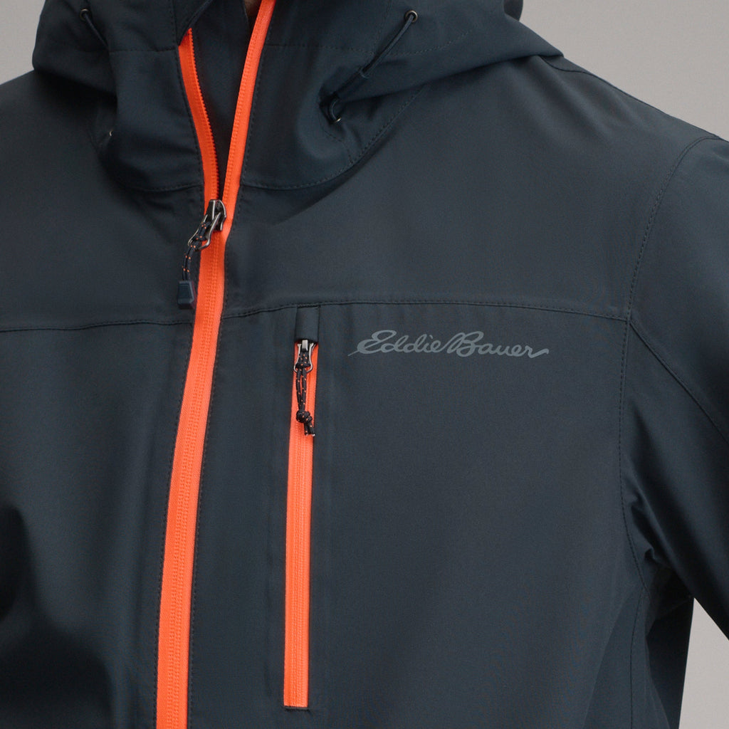 Men's Cloud Cap Waterproof Stretch Hooded Rain Jacket