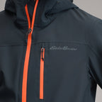 Men's Cloud Cap Waterproof Stretch Hooded Rain Jacket