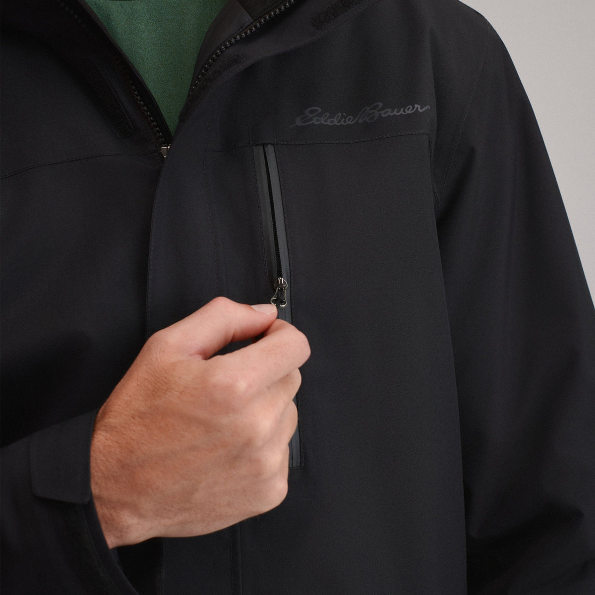Men's Mainstay Insulated Waterproof Hooded Trench Coat