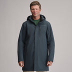 Men's Mainstay Insulated Waterproof Hooded Trench Coat