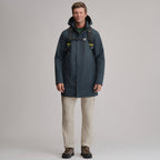 Men's Mainstay Insulated Waterproof Hooded Trench Coat