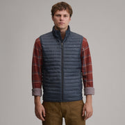Men's Microlight Down Vest - Carbon Heather