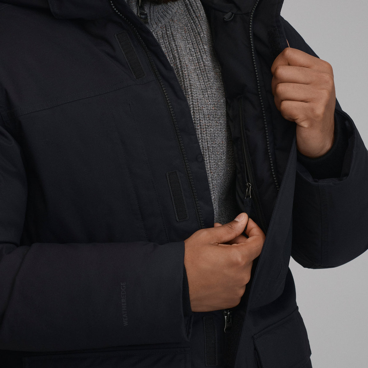 Men's Superior Down Waterproof Hooded Parka