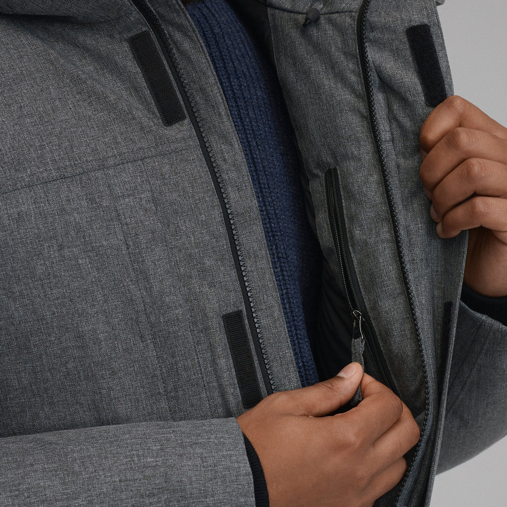 Men's Superior Down Waterproof Hooded Parka