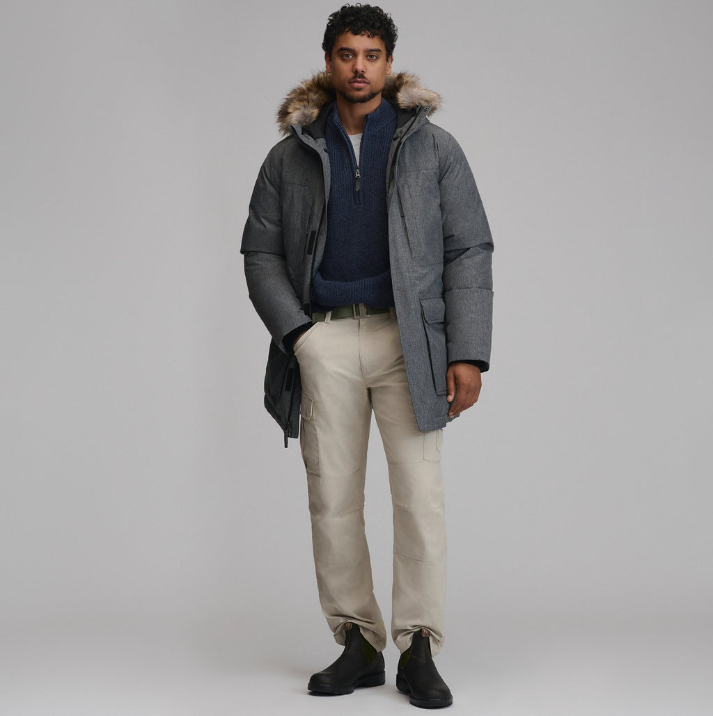 Men's Superior Down Waterproof Hooded Parka