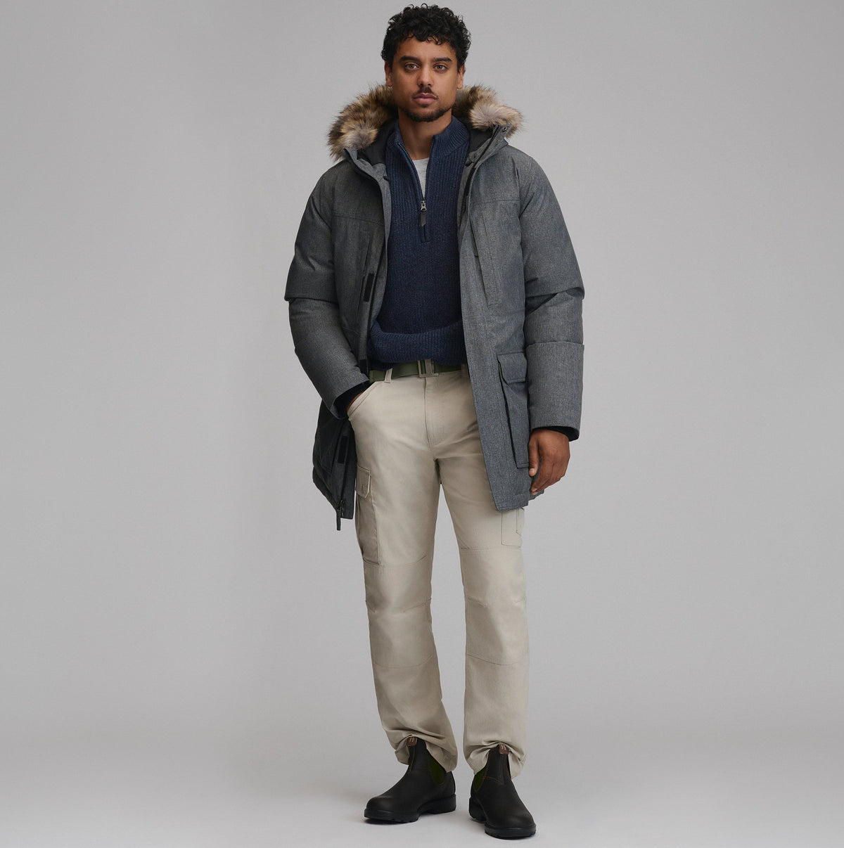 Men's Superior Down Waterproof Hooded Parka