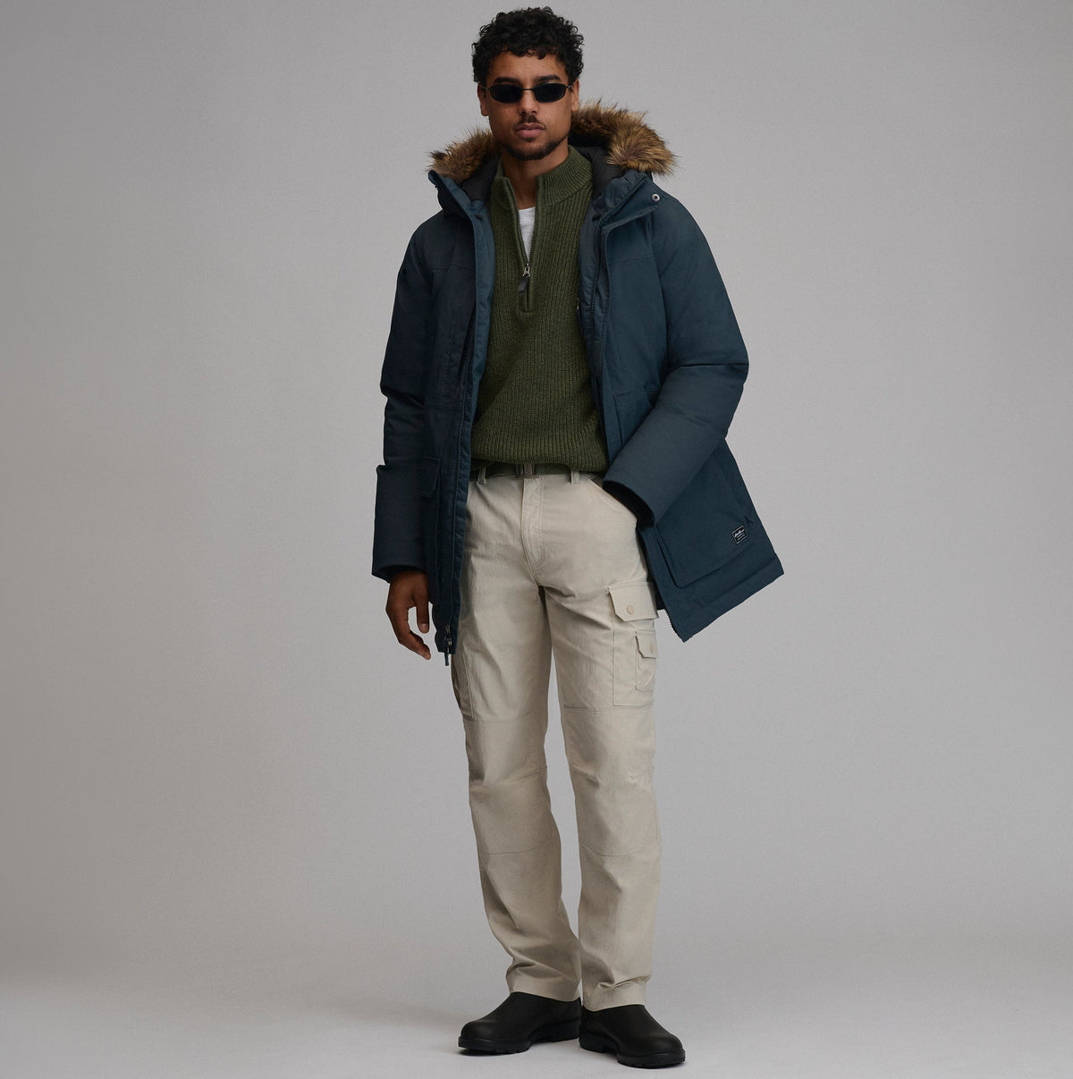 Men's Superior Down Waterproof Hooded Parka