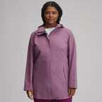 Women's Cloud Cap Waterproof Stretch Hooded Rain Parka