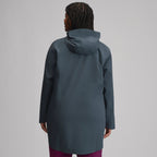 Women's Cloud Cap Waterproof Stretch Hooded Rain Parka