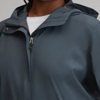 Women's Cloud Cap Waterproof Stretch Hooded Rain Parka