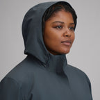 Women's Cloud Cap Waterproof Stretch Hooded Rain Parka