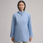 Women's Cloud Cap Waterproof Stretch Hooded Rain Parka