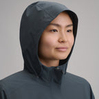 Women's Cloud Cap Waterproof Stretch Hooded Rain Parka
