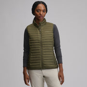 Women's Microlight Down Vest - Dark Fatigue