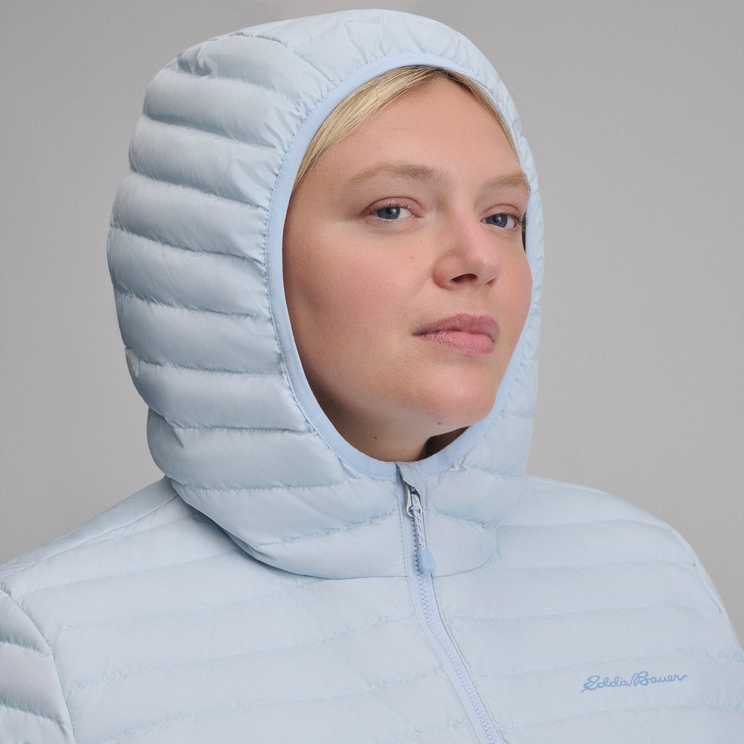 Women's Microlight Hooded Down Jacket