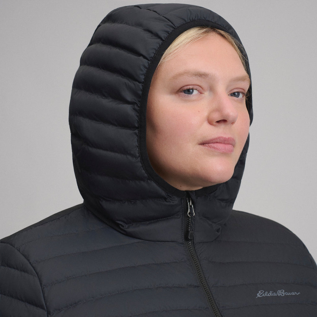 Women's Microlight Hooded Down Jacket