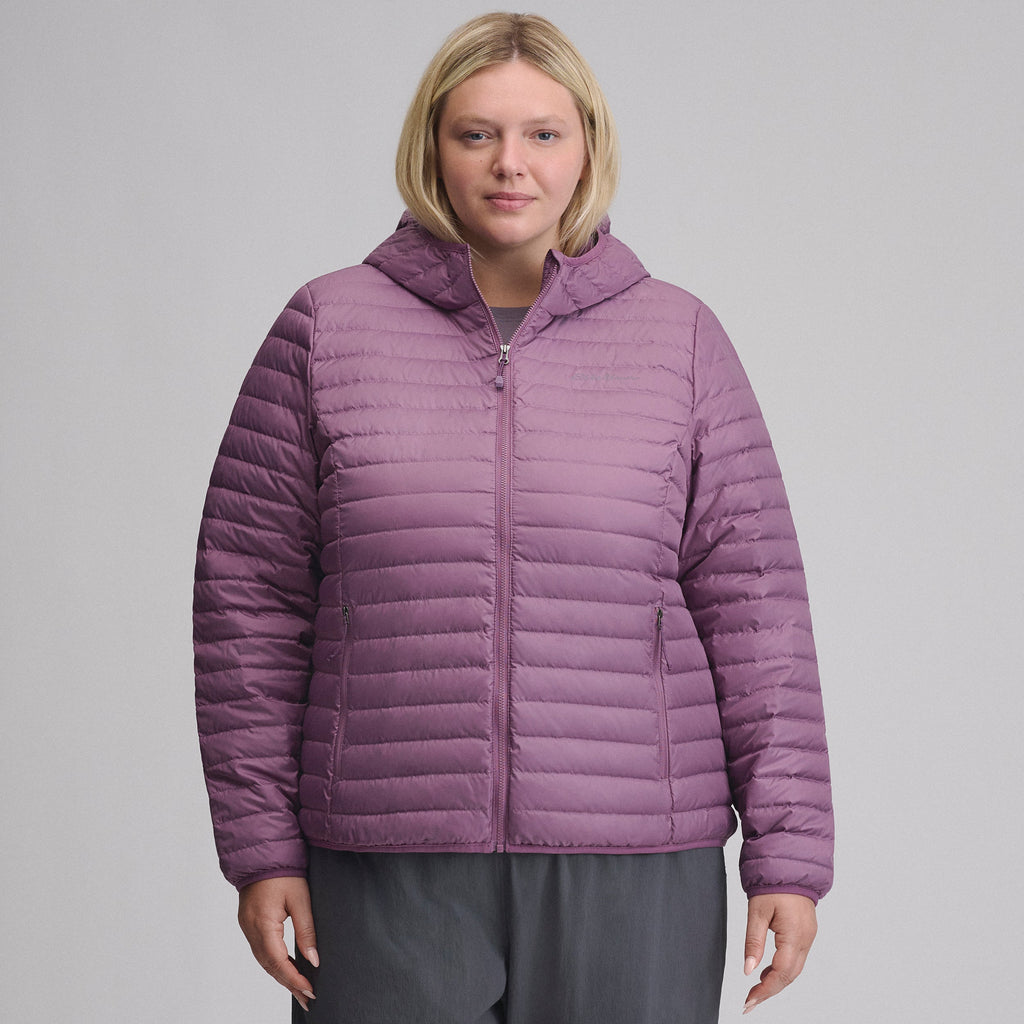 Women's Microlight Hooded Down Jacket