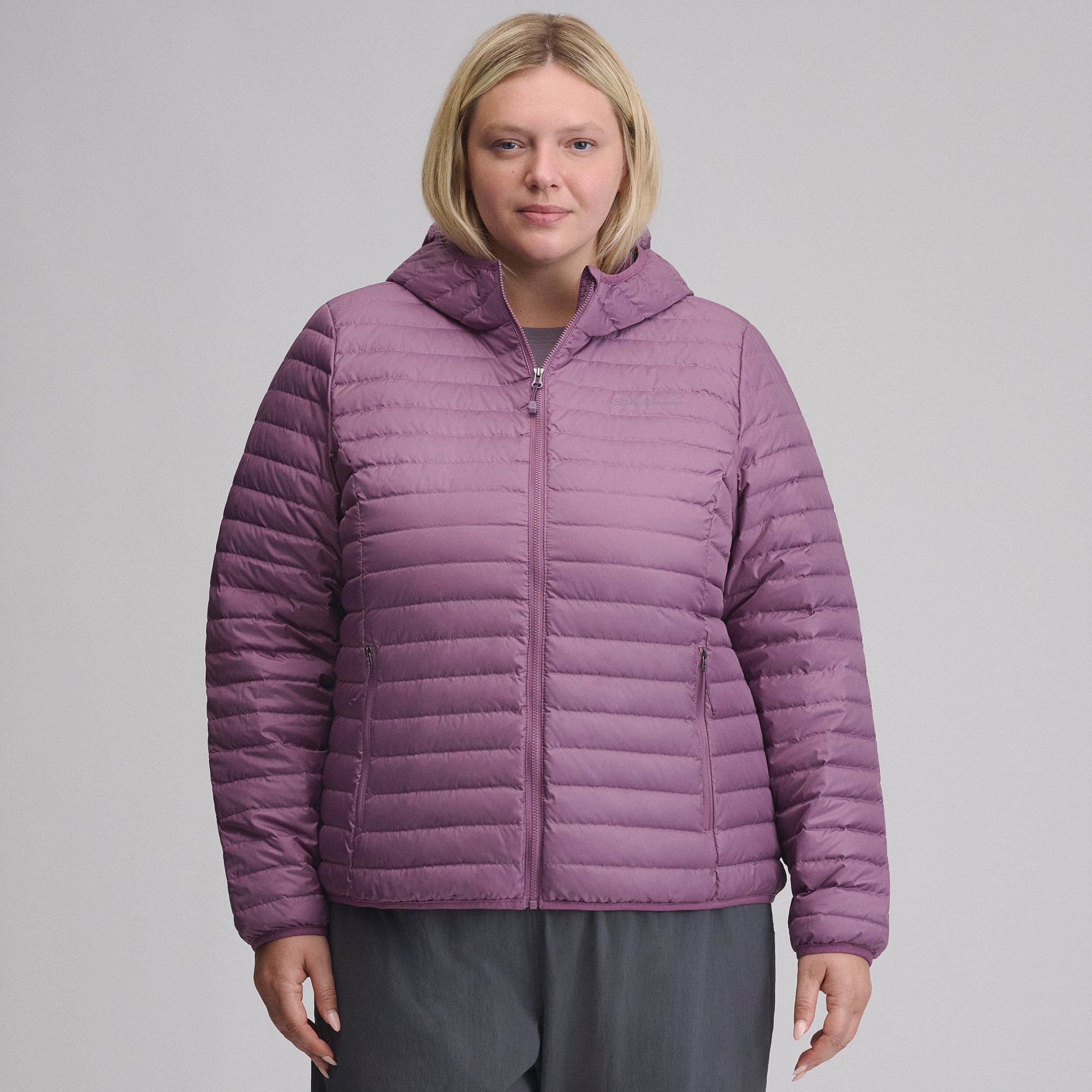 Women's Microlight Hooded Down Jacket