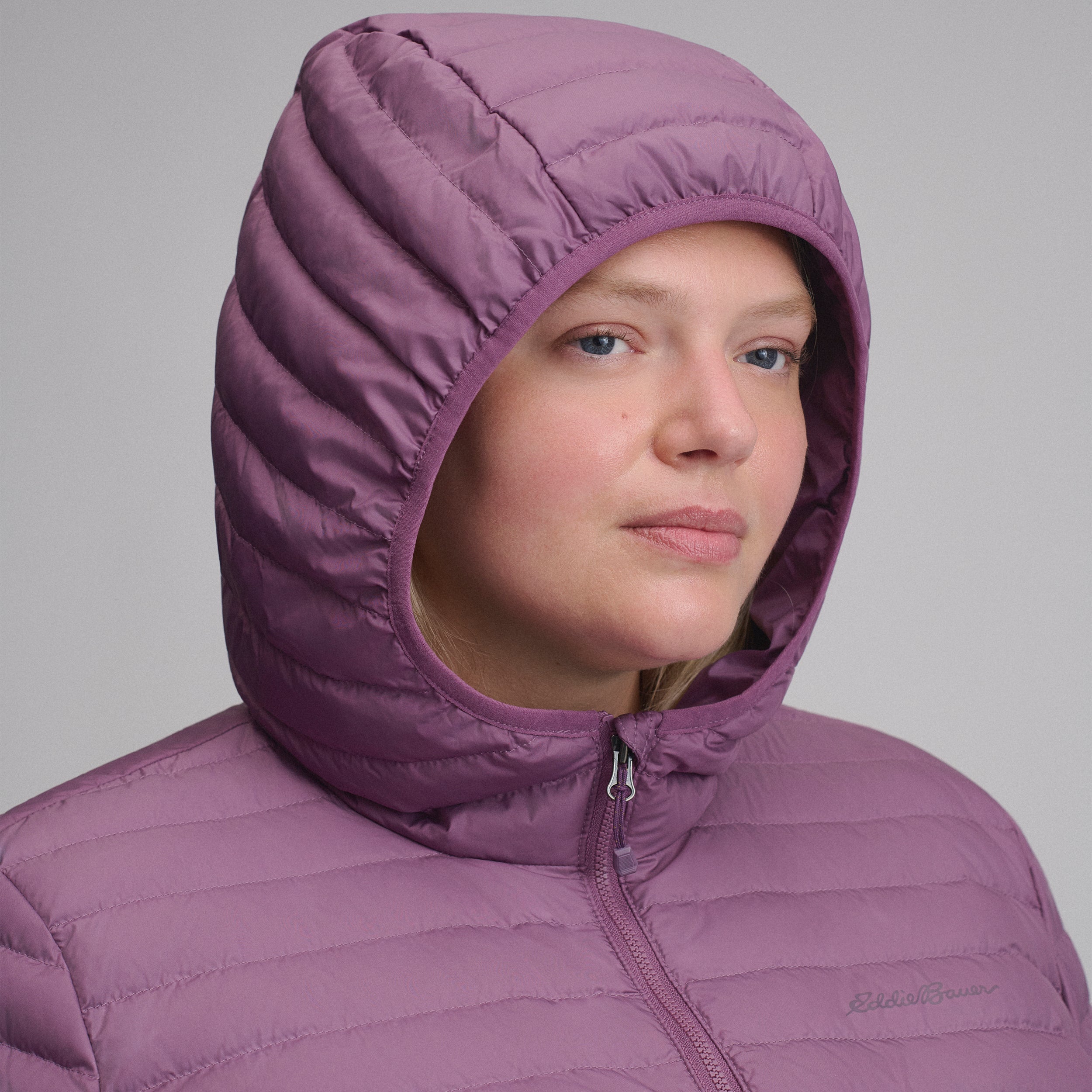 Women's Microlight Hooded Down Jacket