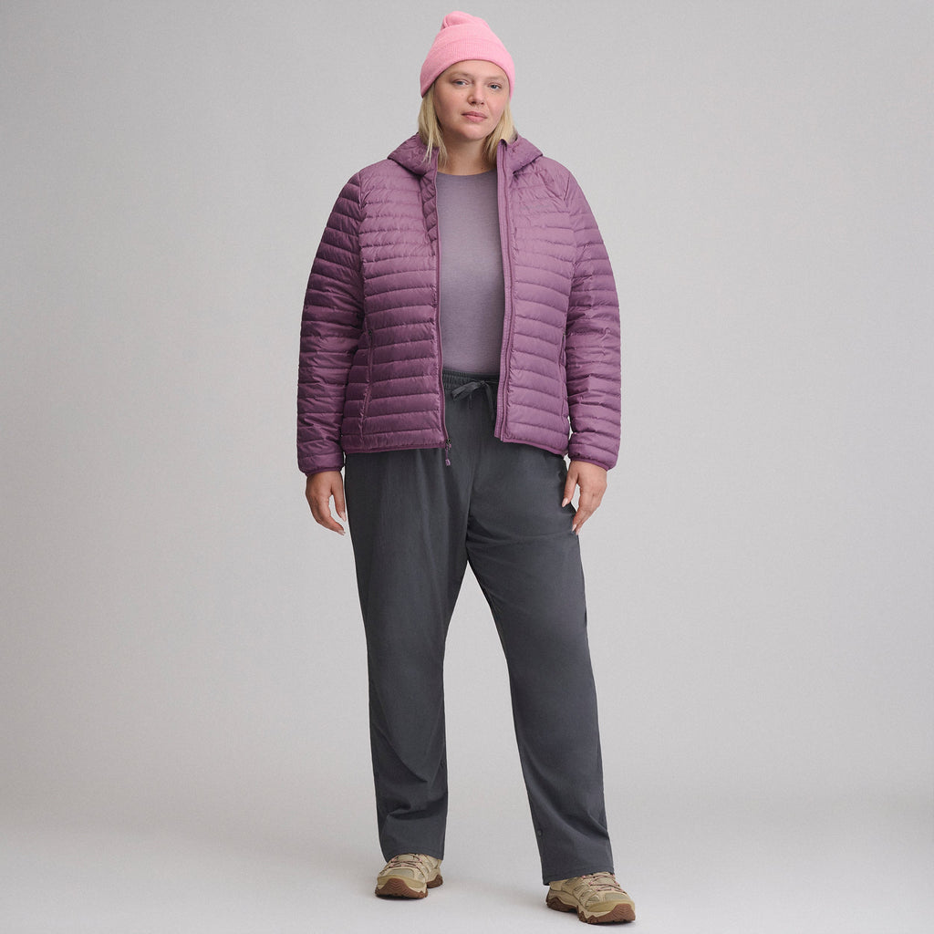 Women's Microlight Hooded Down Jacket