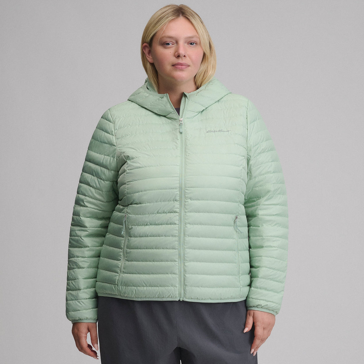 Women's Microlight Hooded Down Jacket