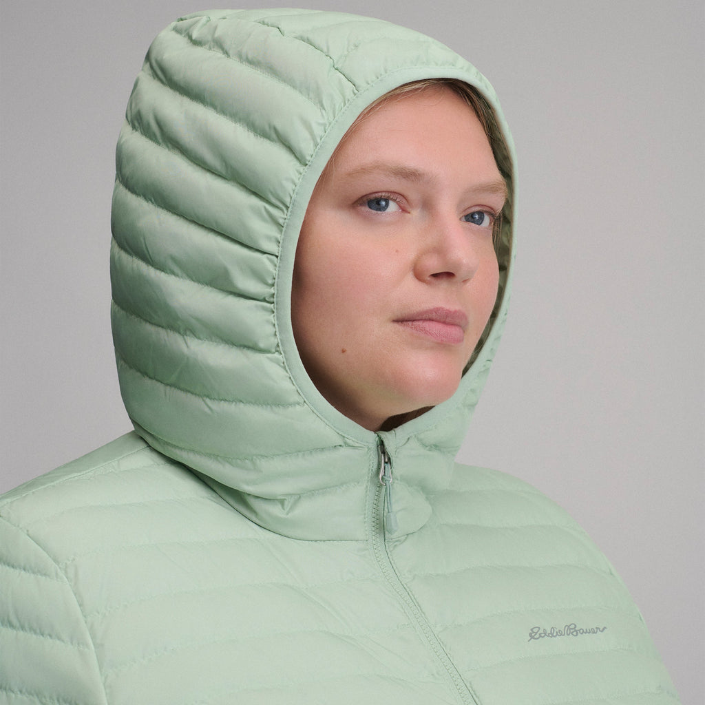 Women's Microlight Hooded Down Jacket