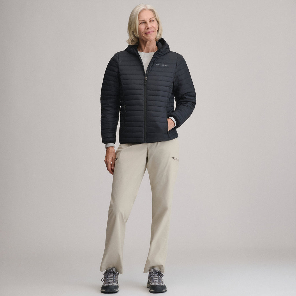 Women's Microlight Hooded Down Jacket