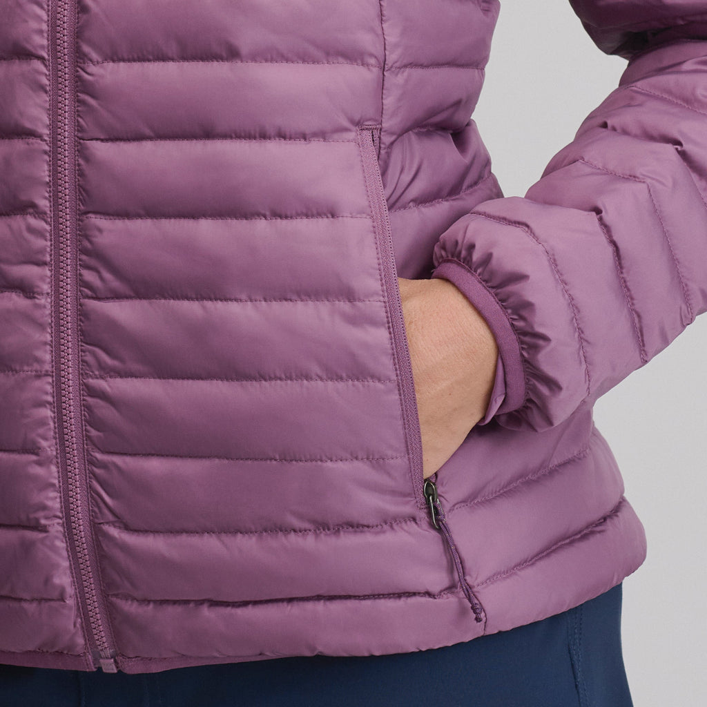 Women's Microlight Hooded Down Jacket