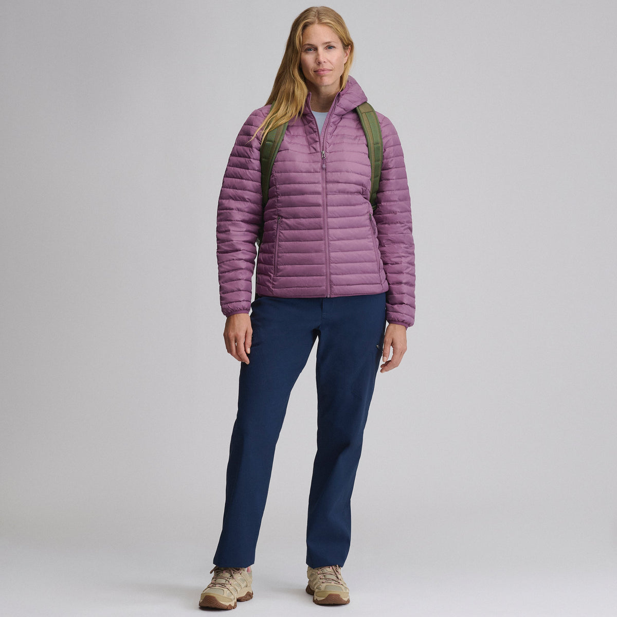Women's Microlight Hooded Down Jacket