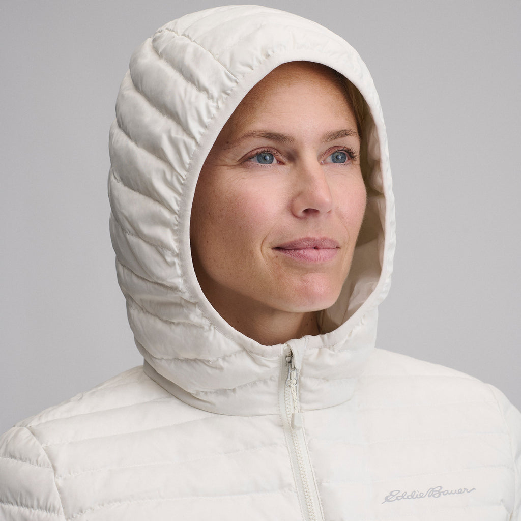 Women's Microlight Hooded Down Jacket