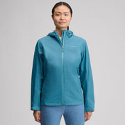 Women's RipPac® Pro Waterproof Hooded Rain Jacket - Azure