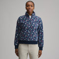 Women's Authentic Outdoor Fleece 1/4-Zip Mock Pullover - Print