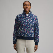 Women's Authentic Outdoor Fleece 1/4-Zip Mock Pullover - Print - Brook