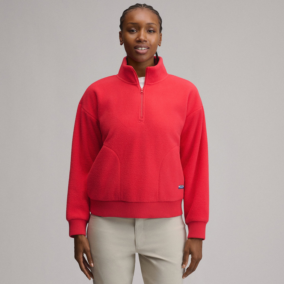 Women's Authentic Outdoor Fleece 1/4-Zip Mock Pullover