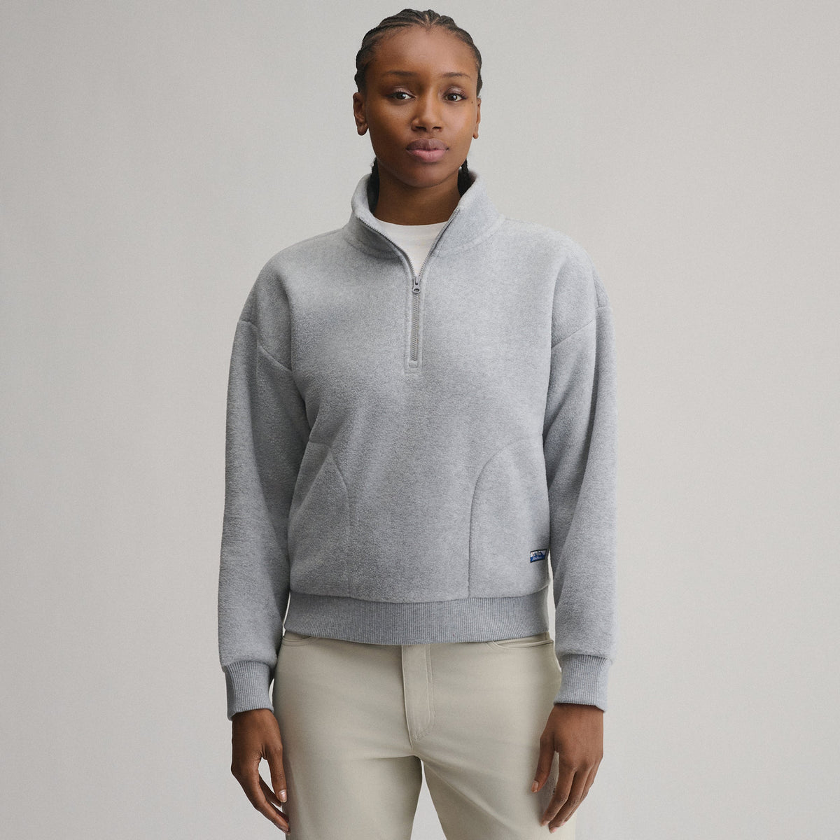 Women's Authentic Outdoor Fleece 1/4-Zip Mock Pullover