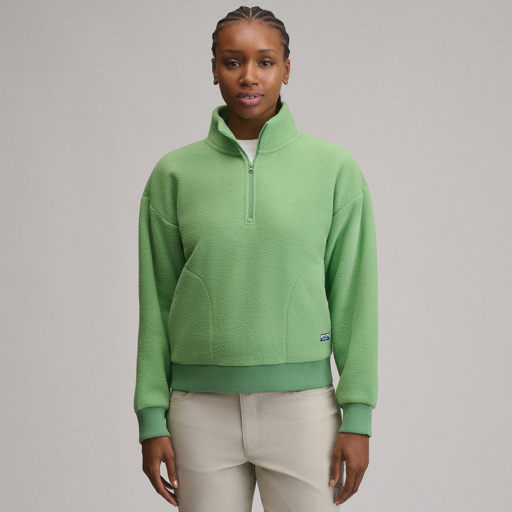 Women's Authentic Outdoor Fleece 1/4-Zip Mock Pullover