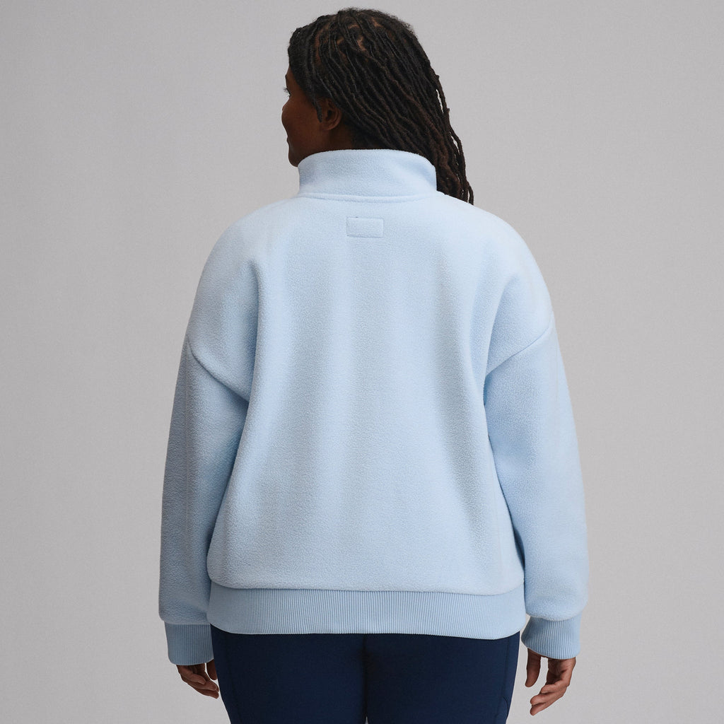 Women's Authentic Outdoor Full-Zip Fleece Mock Pullover