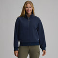 Women's Authentic Outdoor Full-Zip Fleece Mock Pullover