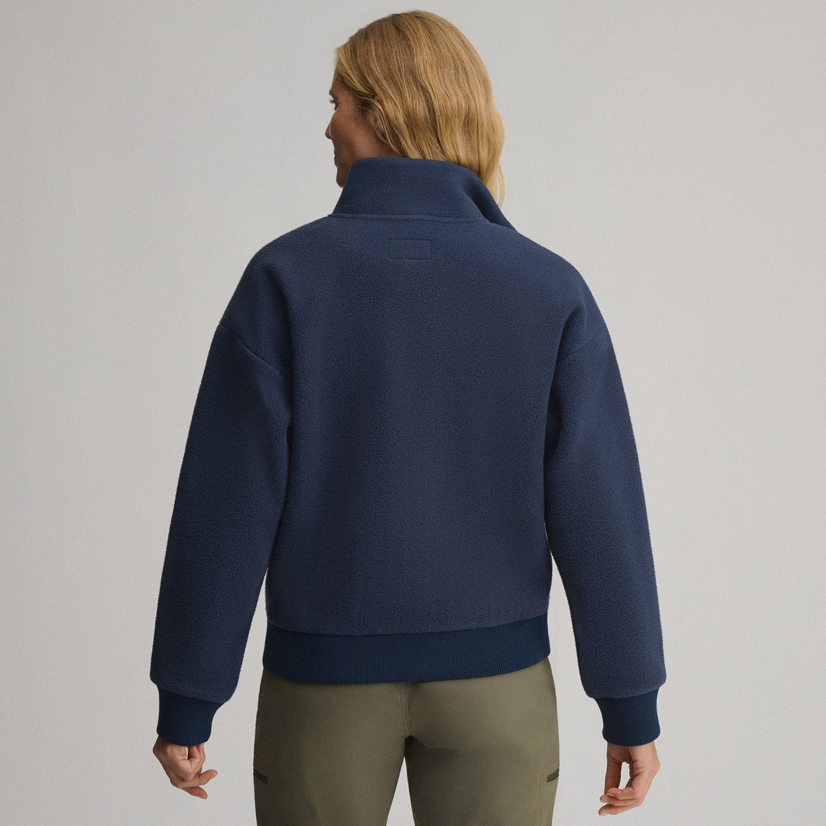 Women's Authentic Outdoor Full-Zip Fleece Mock Pullover
