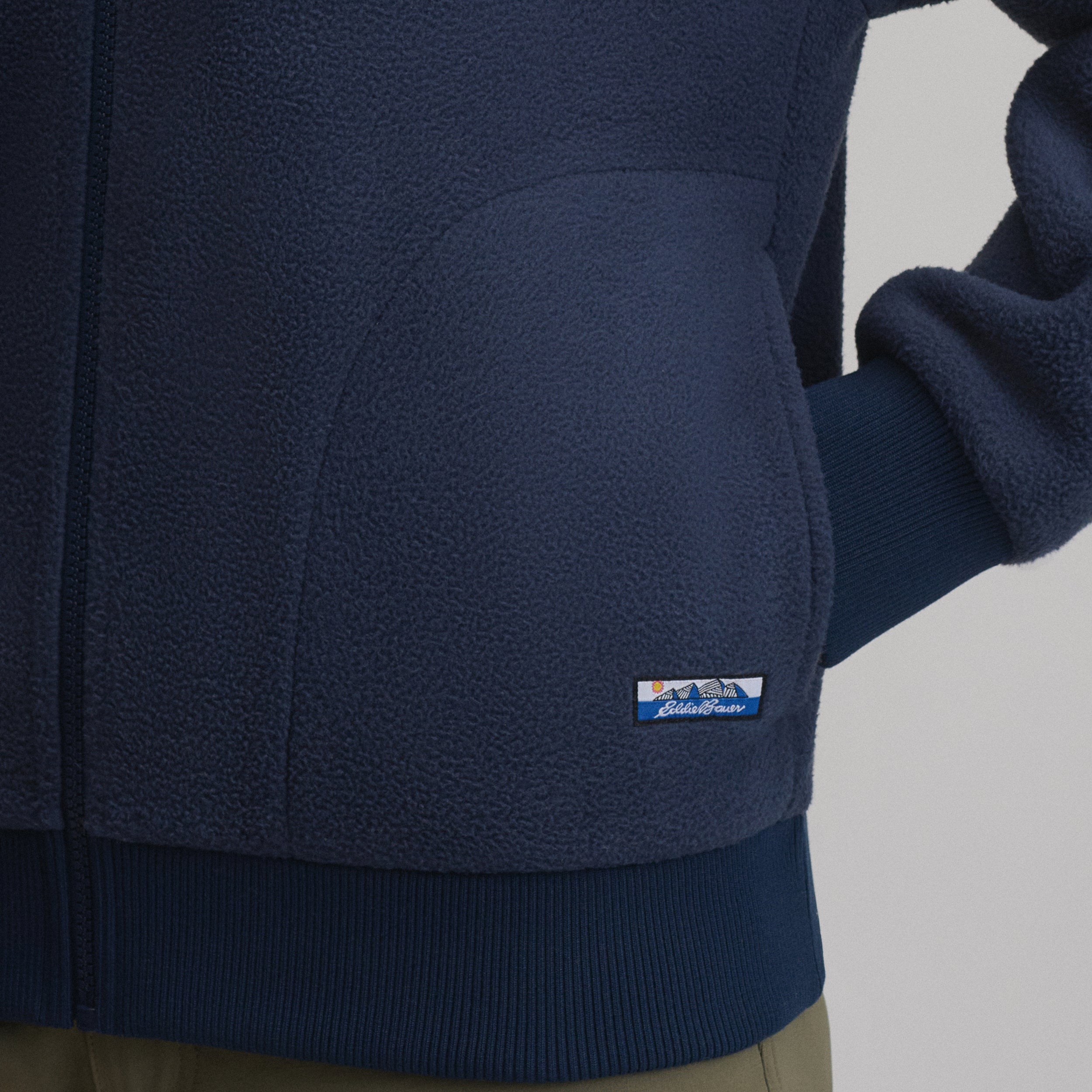 Women's Authentic Outdoor Full-Zip Fleece Mock Pullover