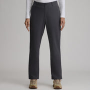 Women's Flannel Lined Cotton Pants - Camel