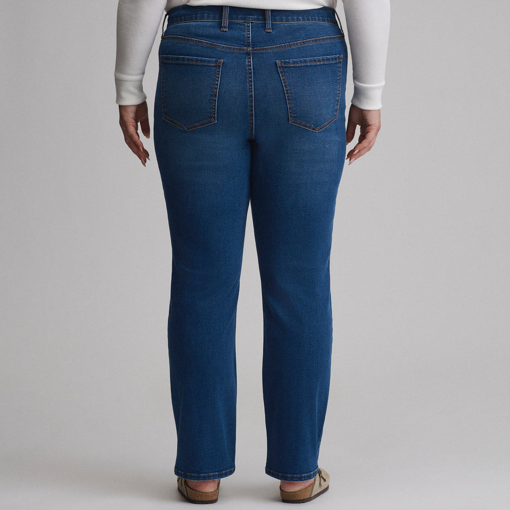 Women's Venture Stretch High-Rise Straight Leg Jeans
