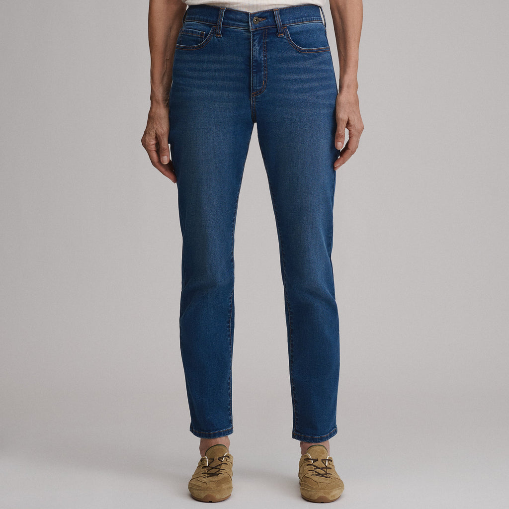 Women's Venture Stretch High-Rise Straight Leg Jeans