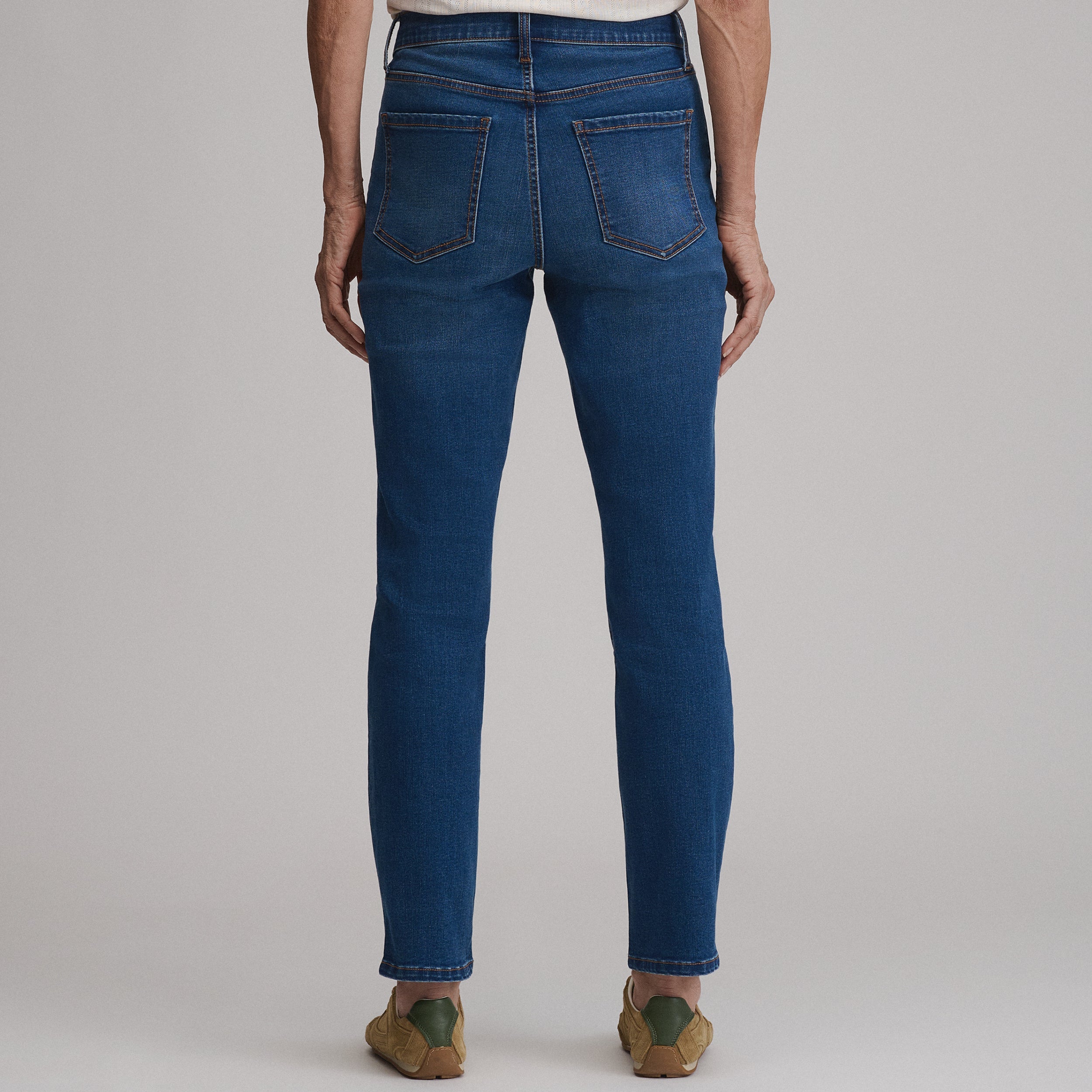 Women's Venture Stretch High-Rise Straight Leg Jeans