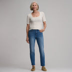 Women's Venture Stretch High-Rise Straight Leg Jeans