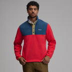 Men's Authentic Outdoor Fleece Snap-Mock Pullover