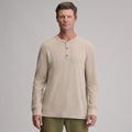 Men's Birds Eye Long-Sleeve Thermal Henley