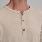 Men's Birds Eye Long-Sleeve Thermal Henley