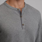 Men's Birds Eye Long-Sleeve Thermal Henley